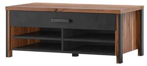 Blois Wooden Coffee Table With 1 Drawer In Royal Oak