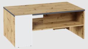 Madera Wooden Coffee Table In Artisan Oak And Alpine White