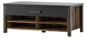 Blois Wooden Coffee Table With 1 Drawer In Matera Oak