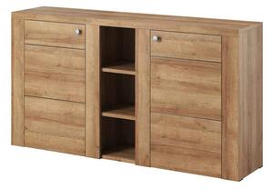 Leon Wooden Sideboard With 2 Doors In Riviera Oak