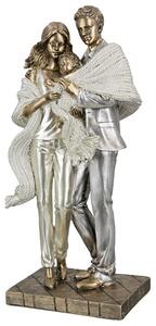 Ocala Polyresin Family Happiness Sculpture II In Gold