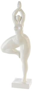 Terrell Polyresin Ballerina Sculpture In White