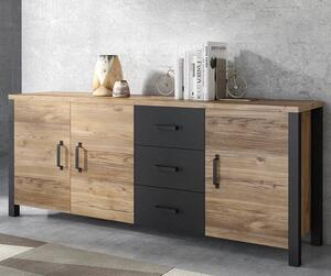 Oaxaca Sideboard Large 2 Doors 3 Drawers In Appenzeller Oak