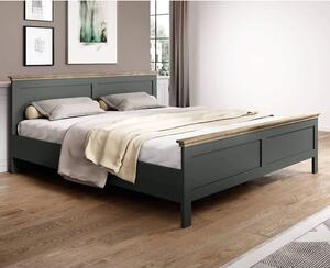 Eilat Wooden King Size Bed In Green