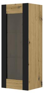 Macon Wooden Display Cabinet Wall 1 Door In Artisan Oak