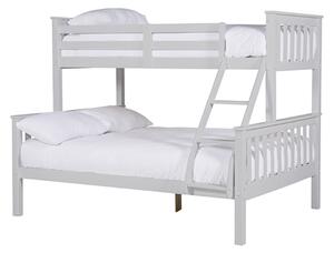 Beverley Wooden Single And Double Bunk Bed In Grey