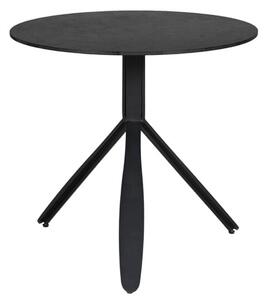 Kiel Metal Dining Table Round In Black