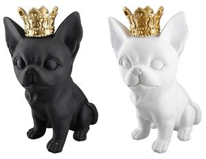 Ocala Polyresin Chihuahua Roxy Sculpture In Black And White