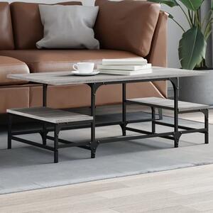 Rivas Wooden Coffee Table In Grey Sonoma Oak