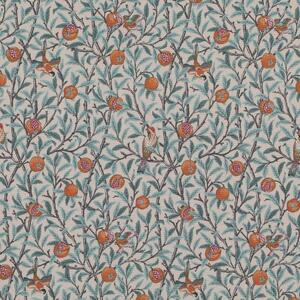 William Morris Birds & Pomegranate Outdoor Fabric Tourmaline