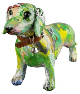 Ocala Polyresin Dog Standing Sculpture In Multicolour