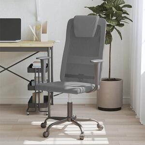 Salvo Mesh Fabric Home And Office Chair In Grey