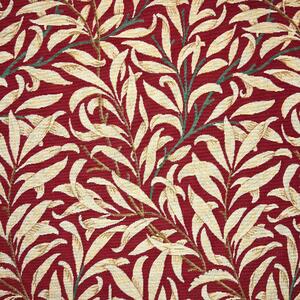 William Morris Willow Boughs Tapestry Fabric Crimson