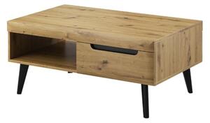 Newry Wooden Coffee Table With 1 Drawer In Artisan Oak