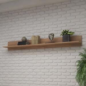 Trail Wooden Wall Shelf 180cm In Grandson Oak