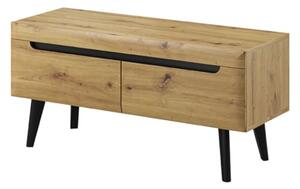 Newry Wooden TV Stand With 2 Drawers In Artisan Oak