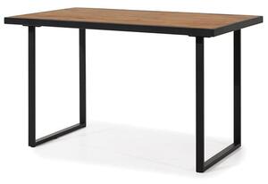 Lorain Wooden Dining Table Rectangular Small In Lancelot Oak