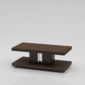 Colorado Wooden Coffee Table In Dark Elm Veneer