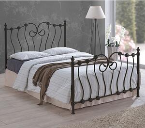 Inova Designer Metal Single Bed In Black