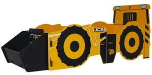 JCB Kids Single Bed In Yellow With Screen Printed Graphics