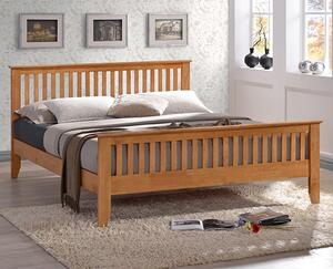 Turin Wooden Single Bed In Honey Oak