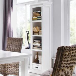 Allthorp Bookshelf with Drawer Classic White