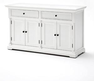 Proviko Wooden Classic Sideboard In Classic White