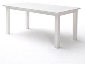 Allthorp Medium Wooden Dining Table In Classic White