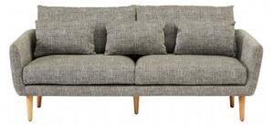 Altos Upholstered Fabric 3 Seater Sofa In Grey