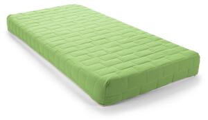 Kids Jazz Coil Memory Foam Single Mattress In Green