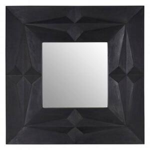 Sabara Square Wall Bedroom Mirror In Black Frame