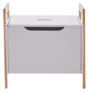 Rosta Wooden Storage Cabinet In White And Natural