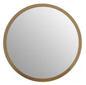 Athens Small Round Wall Bedroom Mirror In Gold Frame