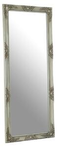 Zelman Wall Bedroom Mirror In Antique Silver Frame