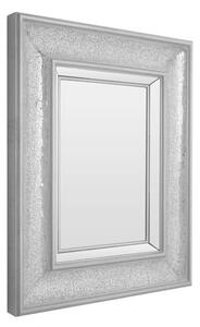 Whinny Rectangular Wall Bedroom Mirror In Antique Silver Frame