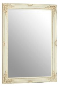 Zelman Wall Bedroom Mirror In Bone White Frame