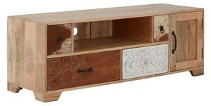 Merova Wooden TV Stand With 1 Door 4 Drawers In Multicolour