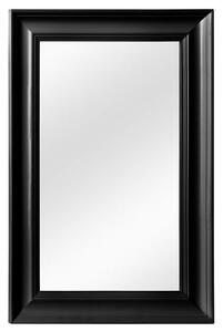 Urbana Wall Bedroom Mirror In Matte Black Wooden Frame