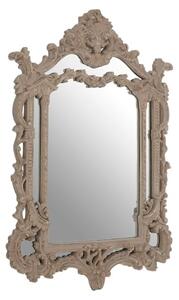 Vesey Wall Bedroom Mirror In Weathered Antique Grey Frame