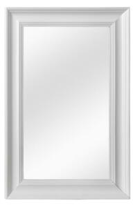 Urbana Wall Bedroom Mirror In Matte White Wooden Frame