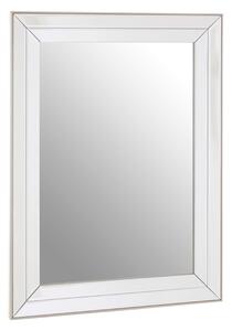 Susann Rectangular Wall Bedroom Mirror In Clear Frame