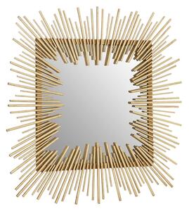 Sarnia Sunburst Design Wall Bedroom Mirror In Rich Gold Frame