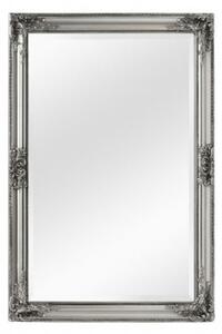 Rustin Vintage Design Wall Bedroom Mirror In Silver Frame