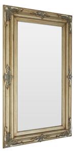 Saran Rectangular Wall Bedroom Mirror In Antique Gold Frame