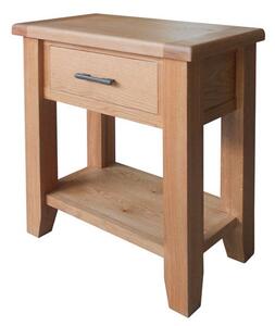 Hampshire Wooden Small Console Table In Oak