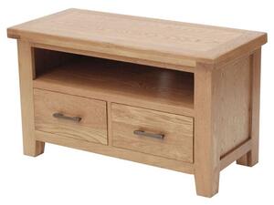 Hampshire Wooden Small TV Unit In Oak