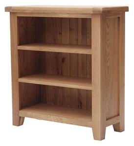 Hampshire Wooden Low Bookcase In Oak