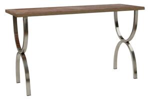 Greytok Wooden Console Table With Steel Legs In Natural