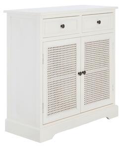 Heritox Wooden Sideboard With 2 Doors 2 Drawers In White