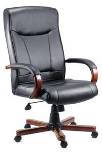 Kingston Mahogany Executive Leather Chair